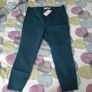 Teal jeggings
